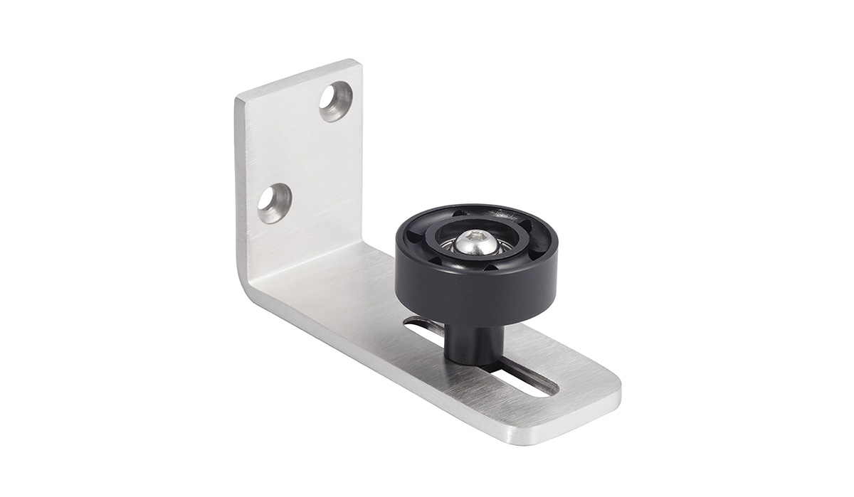 Floor-mounted guide roller - RW Hardware