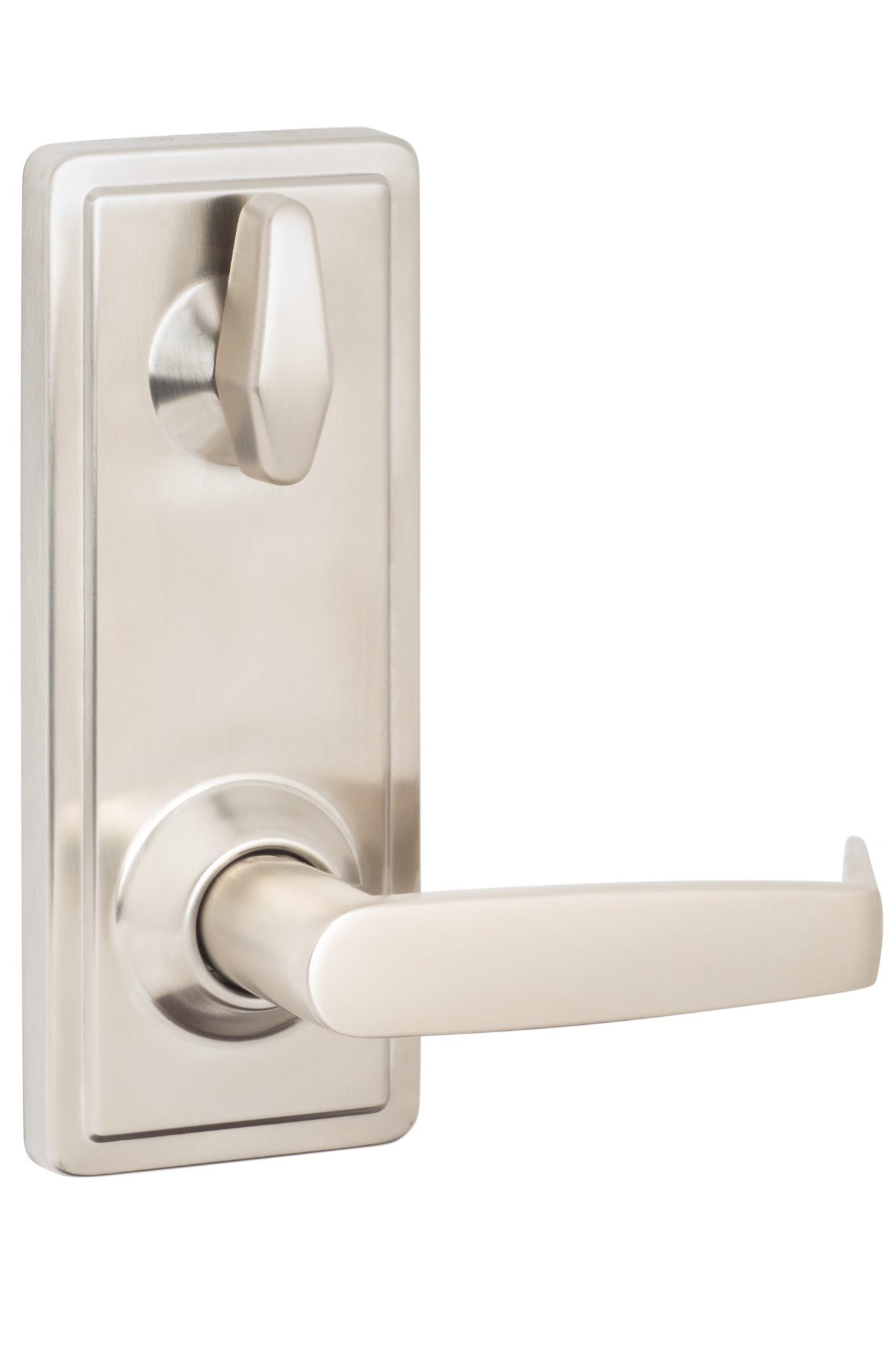 Sure-Loc Hardware Interconnect Satin Stainless Passage Door Lock Handle set combo Sure-Loc Hardware Interconnect Satin Stainless Passage Door Lock Handle set combo