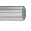 Straight Knurled Chrome