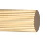 Straight Knurled Brass